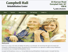 Tablet Screenshot of campbellhallrehab.com